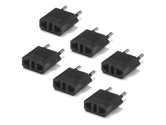United States To Uruguay Travel Power Adapter To Connect North American Electrical Plugs To Uruguayan Outlets For Cell Phones, Tablets, Ereaders. photo