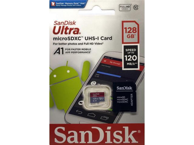 SanDisk Ultra 128GB Micro SD Memory Card TF Class 10 with Adapter