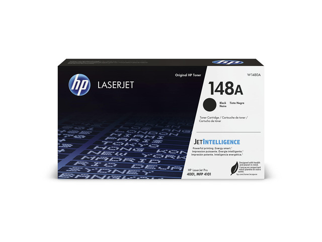 148A Black LaserJet Toner Cartridge This Cartridge Works LaserJet Pro 4001, MFP 4101 W1480A