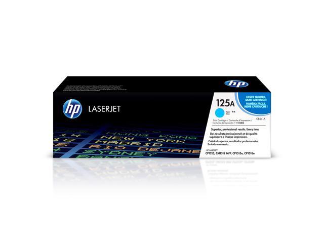 Original 125A Cyan Toner Cartridge Works Color Laserjet CM1312 MFP Series, Color Laserjet CP1215, CP1515, CP1518 Series CB541A