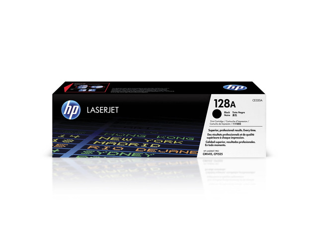128A Black Toner Cartridge Works LaserJet Pro CM1415 Color, CP1525 Color Series CE320A