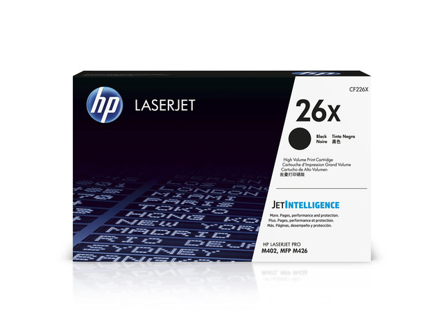 26X Black High-Yield Toner Cartridge Printers Works with LaserJet Pro M402 Series; LaserJet Pro MFP M426 Series CF226X