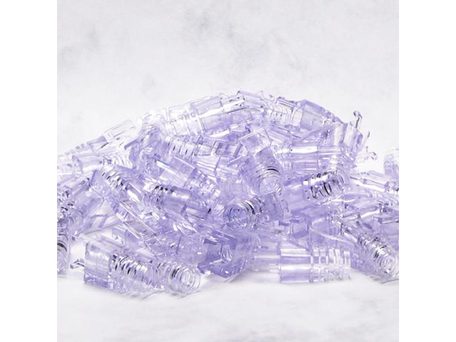 Platinum Tools 100036c EZ-RJ45 cat6 Strain Relief, (clear). 50/clamshell.(Pack of 50)