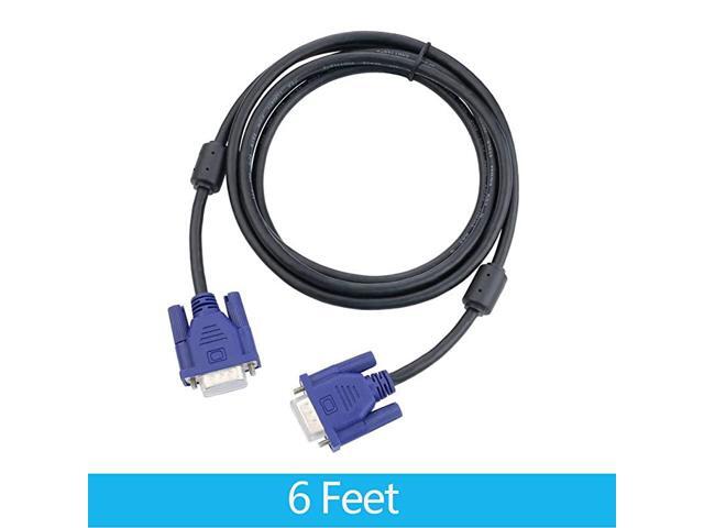 VGA-VGA Standard 15-Pin VGA Male to VGA Male Cable, 4.8Ft(3+5)