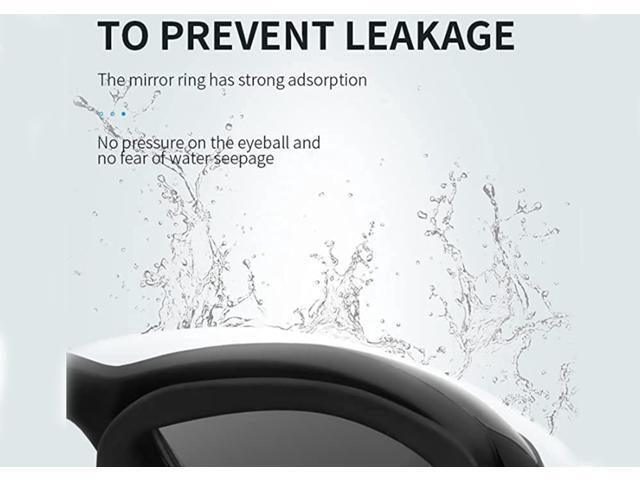 Swim Goggles, High-Definition Anti-Fog Non-leakage Swimming Safety Goggles for Adult(Black)