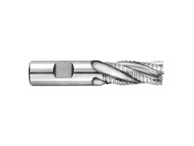 Drill America DWC Series Cobalt Steel End Mill, Polished Finish, Square End, 2' Cutting Length, 2' Cutting Diameter, 4-1/2' Length, 1-1/4' Shank...