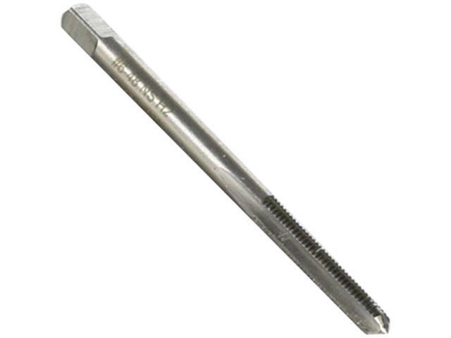 Drill America DWTST6-48P Qualtech High-Speed Steel Right Hand Threading Tap, Uncoated (Bright) Finish, Round with Square End Shank, Plug Chamfer,...