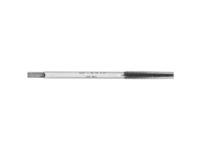 Drill America DWTNT5/16-18 Qualtech High-Speed Steel Nut Tap, Uncoated (Bright) Finish, Round with Square End Shank, 5/16'-18' Size