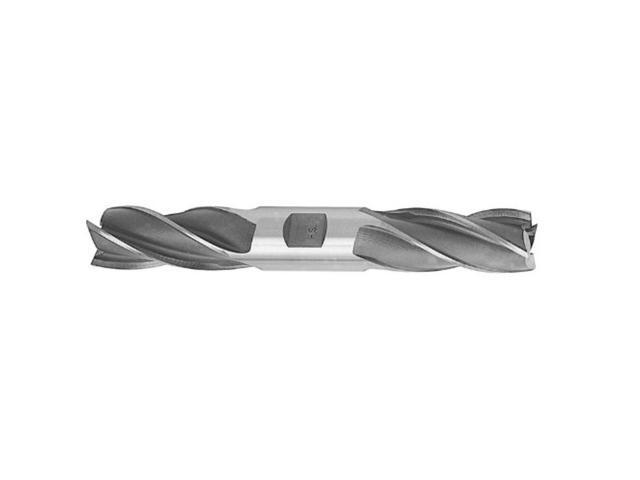 Drill America DWCXL Series Cobalt Steel End Mill, Polished Finish, 4 Flute, Square End, 5/8' Cutting Length, 1/4' Cutting Diameter, 3-3/8' Length,...