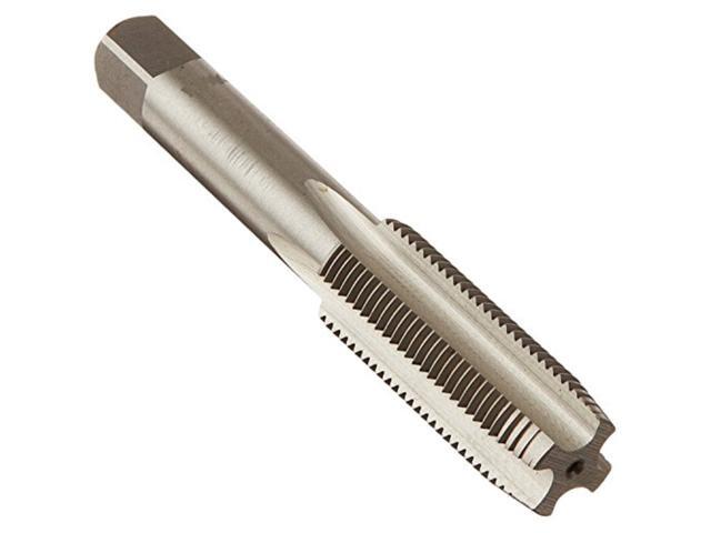 Drill America DWTST3/8-32P Qualtech High-Speed Steel Right Hand Threading Tap, Uncoated (Bright) Finish, Round with Square End Shank, Plug Chamfer,...