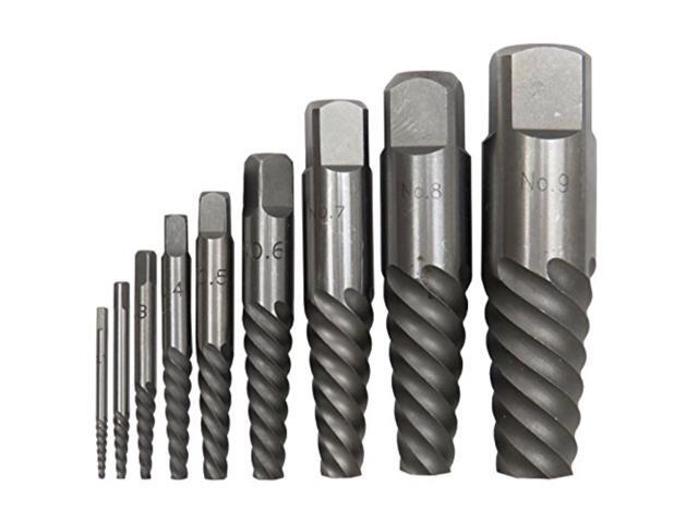 Drill America DEWEZS1-9 Screw Extractor Set, #1-9