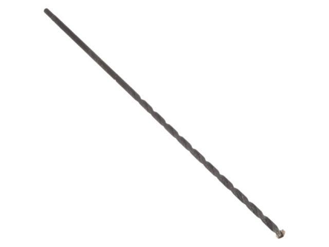 Drill America DAM Series Carbide-Tipped Masonry Drill Bit, Black Oxide Finish, 1/2' Round Shank, Spiral Flute, 118 Degrees Conventional Point, 5/8'...