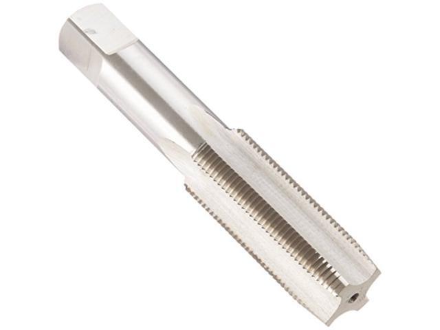 Drill America T/A54062 T/a Series High-Speed Steel Hand Threading Tap, Uncoated (Bright) Finish, Round with Square End Shank, Bottom Chamfer, #1-72...