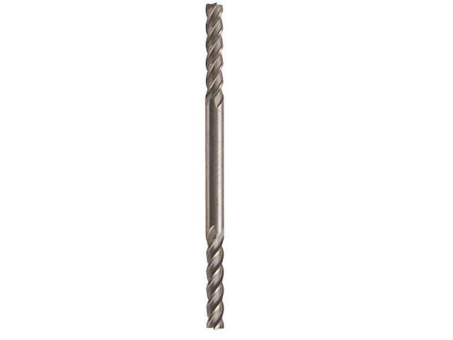 Drill America DWCF Series High-Speed Steel End Mill, Polished Finish, 4 Flute, Square End, 9/32' Cutting Length, 3/32' Cutting Diameter, 2-1/4'...