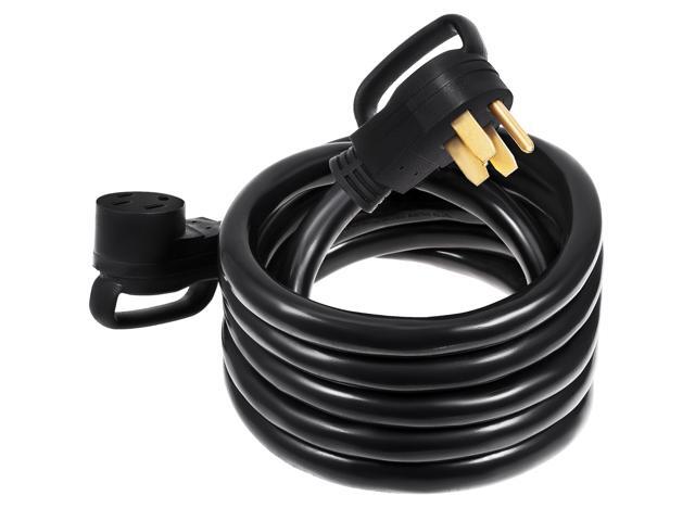 VEVOR 30 Foot 50 Amp Rv Extension Cord Power Supply Cable 6 Awg For Motorhome Camper
