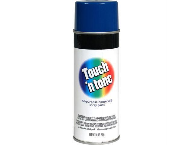 Rustoleum Touch 'N Tone Topcoat Spray Paint, 10 oz Aerosol Can, Royal Blue