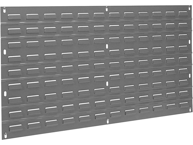 Akro-Mils 30136 Heavy Duty Wall Mount Garage Storage Steel Louvered Panel Wall Storage Bin Hanging Organizer System for AkroBins, 36-Inch W x...