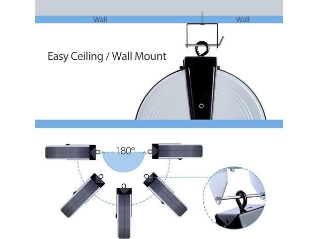 25ft Retractable Extension Cord Reel with 3 Electrical Outlets, 16AWG/3C SJTW Power Cord for Indoor & Outdoor Use, UL Listed