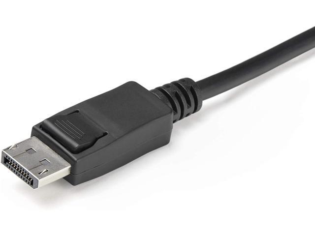 2 Port DisplayPort KVM Switch - 4K 60Hz - Compact Dual Port UHD DP 1.2 USB Desktop KVM Switch with 4ft Cables & Audio - Bus Powered & Remote...