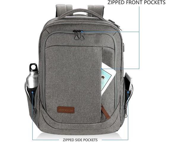 KROSER Laptop Backpack Large Computer Backpack Fits up to 17.3 Inch Laptop with USB Charging Port Water-Repellent Casual Daypack for...
