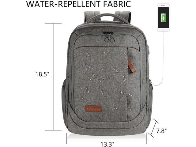 KROSER Laptop Backpack Large Computer Backpack Fits up to 17.3 Inch Laptop with USB Charging Port Water-Repellent Casual Daypack for...