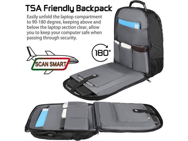 18.4 Laptop Backpack for Men, 55L-60L Extra Large Gaming Laptops Backpack with USB Charger Port, TSA Friendly Flight Approved RFID Anti-theft...