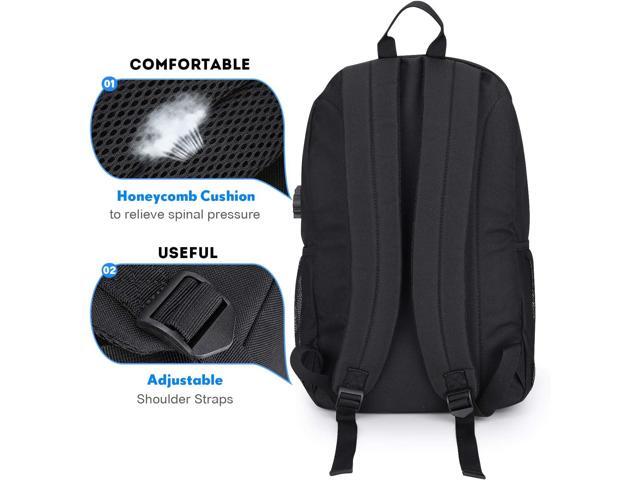 School Backpack for Teen Boys, Skateboard Anime Luminous Backpack with USB Charging Port, Anti Theft Lock and Pencil Case, College School Bookbag...