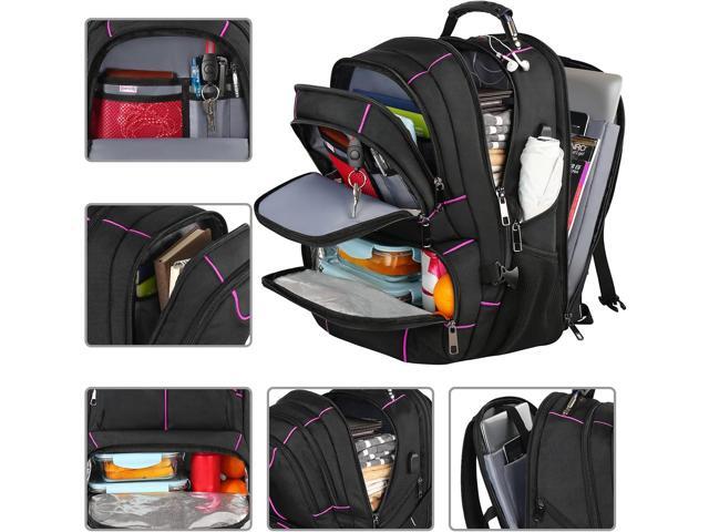 VECKUSON Laptop Backpack, 15.6 Inches, Purple, Unisex