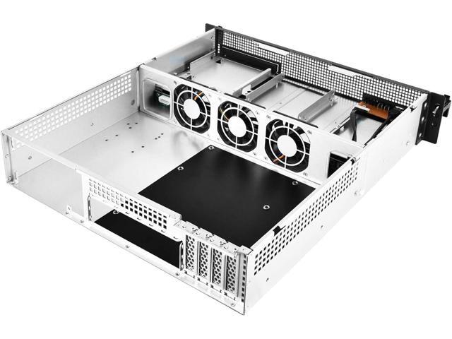 Silverstone Technology RM21-304 2U Micro-ATX Rackmount Server Chassis with Four 3.5' hot-swap Bays, SST-RM21-304