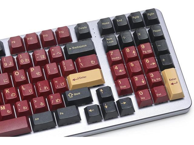 Drop + Redsuns GMK Red Samurai Keycap Set for Full-Size Keyboards - Compatible with Cherry MX Switches and Clones (1800 Layout 113-key Kit)