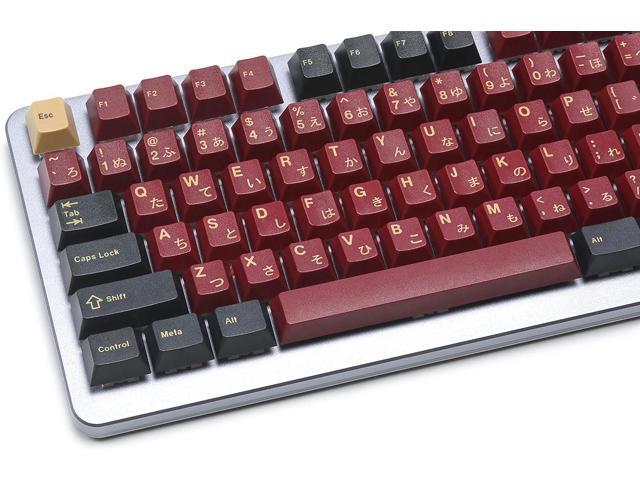 Drop + Redsuns GMK Red Samurai Keycap Set for Full-Size Keyboards - Compatible with Cherry MX Switches and Clones (1800 Layout 113-key Kit)