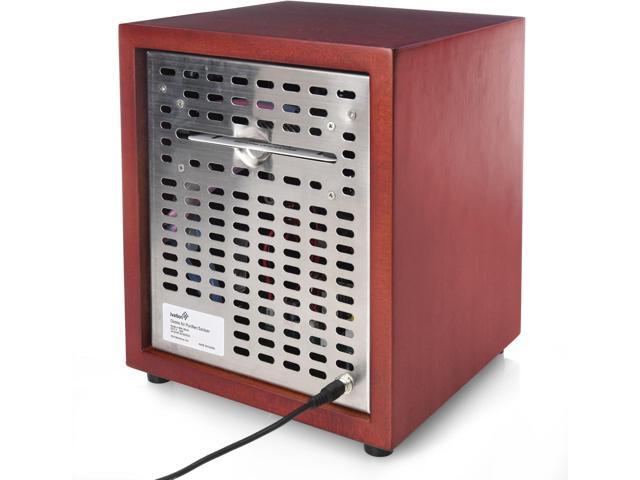 Ivation Ozone Generator Air Purifier, Ionizer & Deodorizer -Purifies Up to 3,500 Sq/Ft -Great for Dust, Pollen, Pets, Smoke & More Cherry