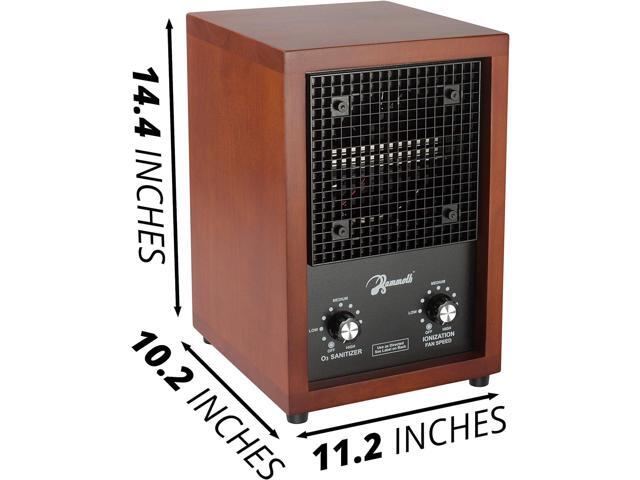 Ion and Ozone Generator Air Purifier, Ionizer & Deodorizer adjustable up to 3,500 SqFt - Ideal for Dust, Pollen, Pets & Smoke Smell by Mammoth