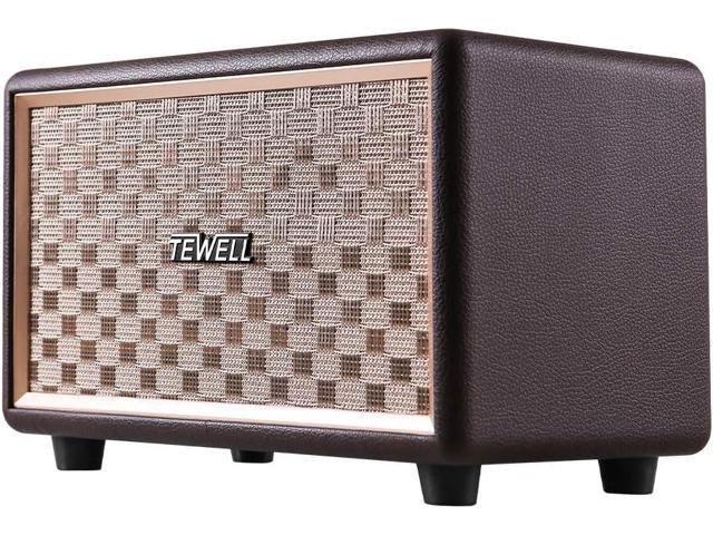 TEWELL Vintage Speakers, Bass Enhanced Technology, Retro Speakers Plug-in Speakers for PC, Laptop, Desktop, Tablet, Cellphone and Projector photo