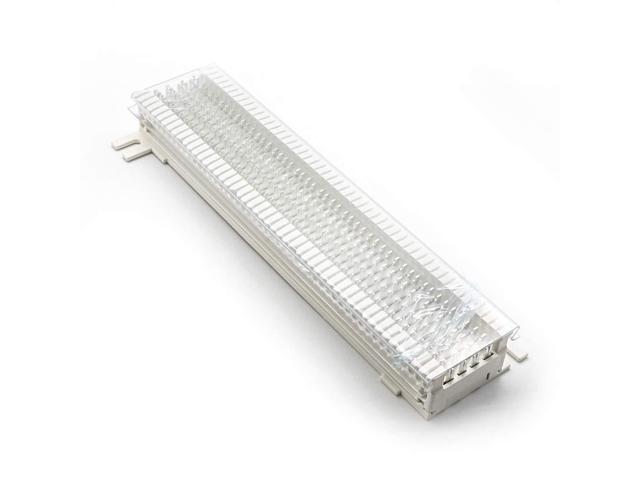 InstallerParts 66 Punch Down Block - Terminating Block for Data Network Wiring, Telephone Punch Down Cabling, Wire Termination - White