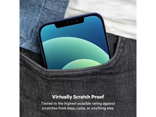 Belkin - ScreenForce Tempered Glass + Anti-Microbial - iPhone 12/12 Pro - Clear - image 8