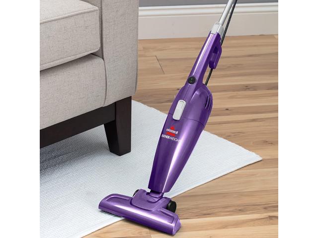 Bissell Featherweight Stick Lightweight Bagless Vacuum with Crevice Tool, 20334, Purple