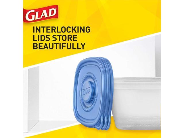 Glad Variety Pack Food Storage Containers for Everyday Use Large Variety Pack Food Containers Clear Food Storage Containers Freezer Safe,...
