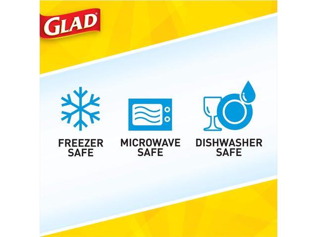 Glad Variety Pack Food Storage Containers for Everyday Use Large Variety Pack Food Containers Clear Food Storage Containers Freezer Safe,...