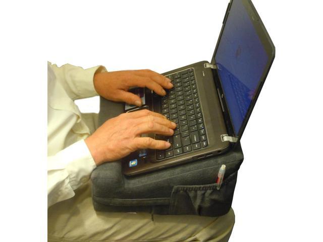 Laptop Easel, Lap Desk Pillow. Ergonomic Laptop Computer Desk & Desktop Book Stand with Orthopedic Wrist Support.