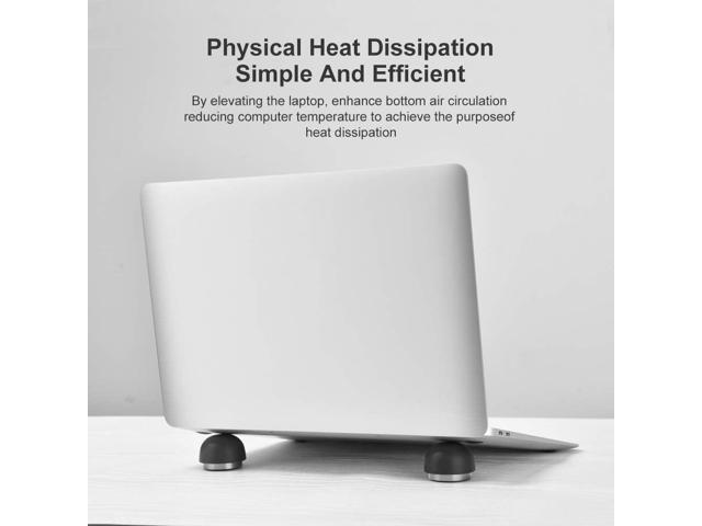 Portable Laptop Cooling Pad, Ergonomic Laptop Stand Small Invisible Cooler Ball Magnetic Foot Heat for MacBook Pro/Air, More 12-17 Inches...