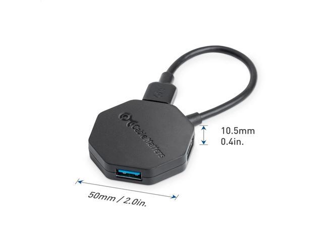 Cable Matters Ultra Mini 4 Port USB Hub (USB 3.0 Hub, USB 3 Hub)