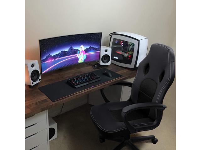 Furmax Office Chair Desk Chair Leather Gaming Chair Computer Chair Racing Style Ergonomic Adjustable Swivel Task Chair with Lumbar Support and Arms...