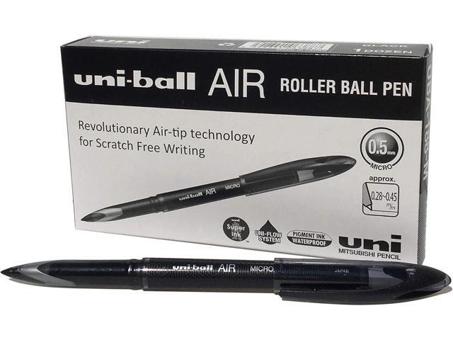 uni-ball UB-188-M Micro Air Rollerball Pens. Premium 0.5mm Nib for Super Smooth Handwriting. Writes Like a Fountain Pen. Fade and Water Resistant.