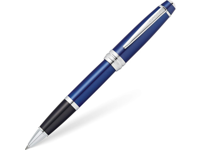 A. T. Cross Bailey Rollerball Pen Blue Lacquer