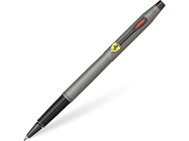 Cross Scuderia Ferrari Classic Century Rollerball Pen, Includes Premium Gift Box - Titanium Grey Satin Lacquer