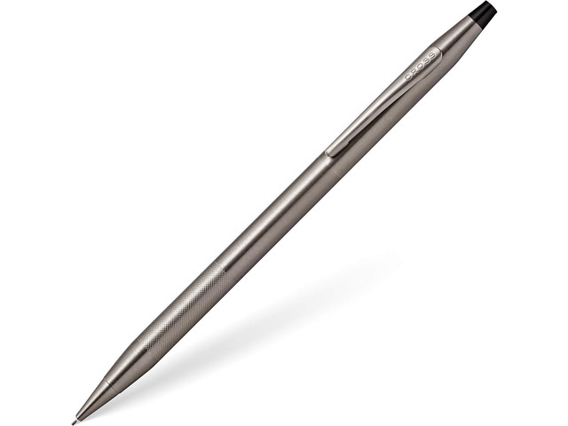 Cross Classic Century Refillable Pencil, 0.7mm, Includes Premium Gift Box - Titanium Grey Micro-Knurl