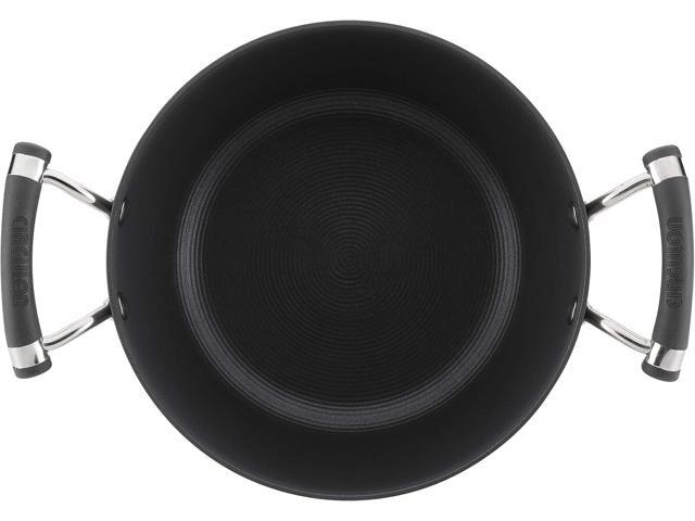 Circulon Acclaim Hard Anodized Nonstick Casserole Dish/Casserole Pan with Lid - 4.5 Quart, Black