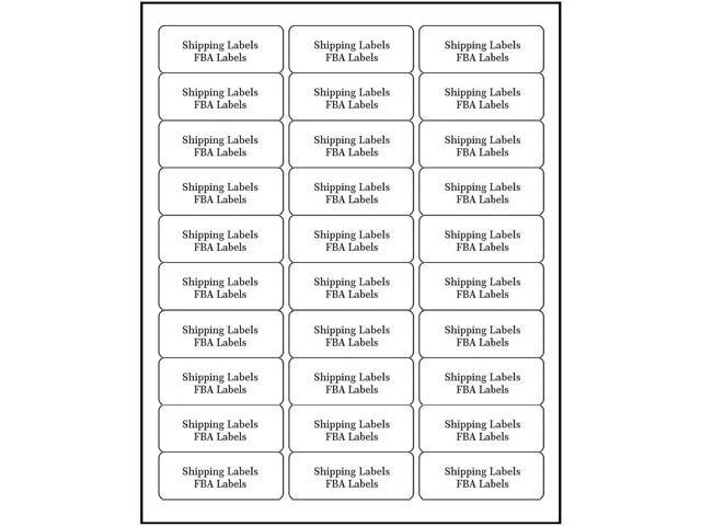 Address Labels for Inkjet Printers 1' x 2-5/8', Pack of 3000 Labels