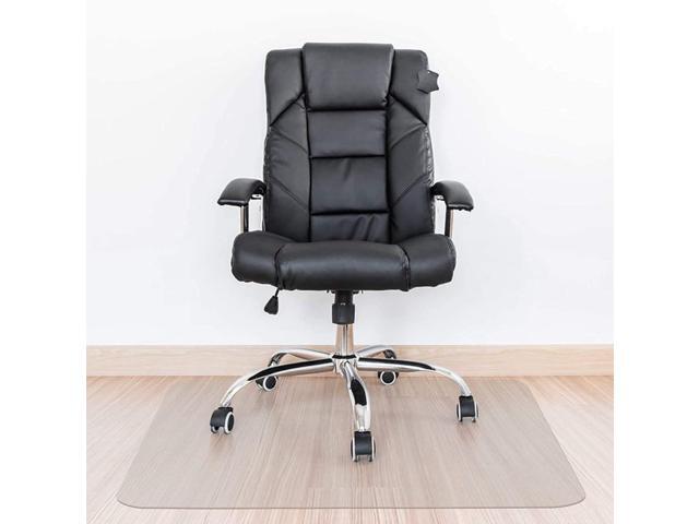 Kuyal Clear Chair Mat, Hard Floor Use, 48' X 59' Transparent Office Home Floor Protector mat Chairmats (48' X 59' Rectangle)